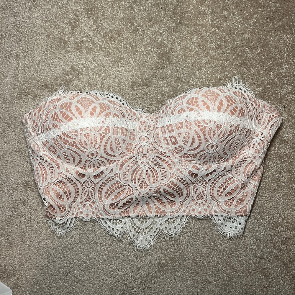 Lace corset bralette top